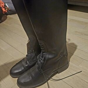 Ariat Black Men's Tall Lace-Up Riding Boots